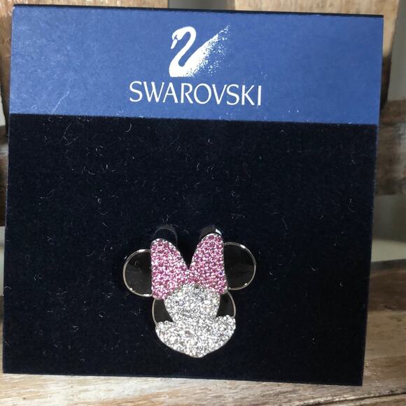 New Swarovski Mickey and Minnie Lapel Pins - Picture 4 of 10